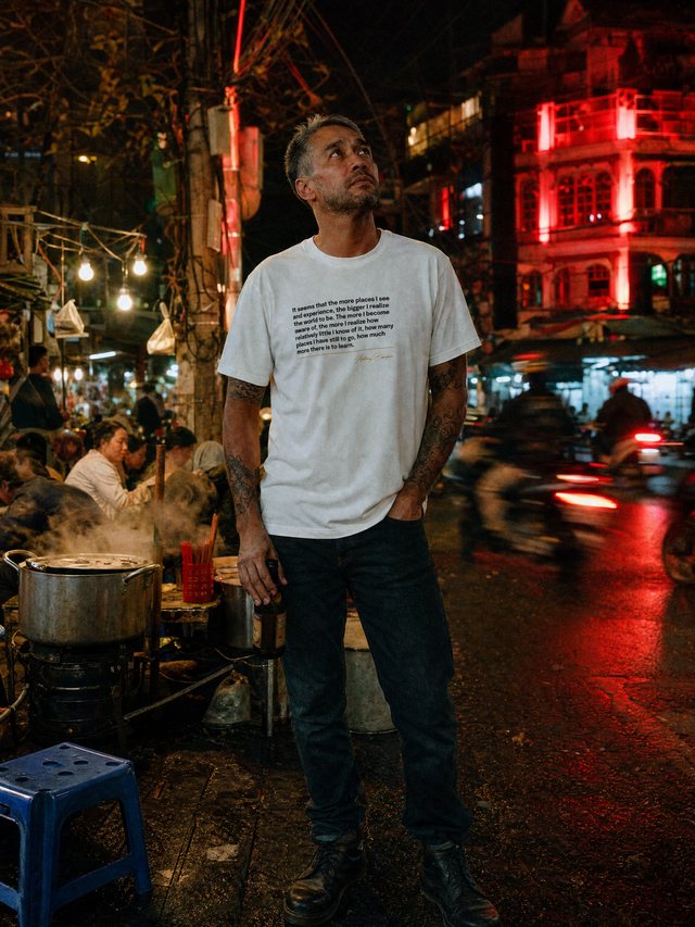 The More Places I See — Men's Classic T-Shirt in White