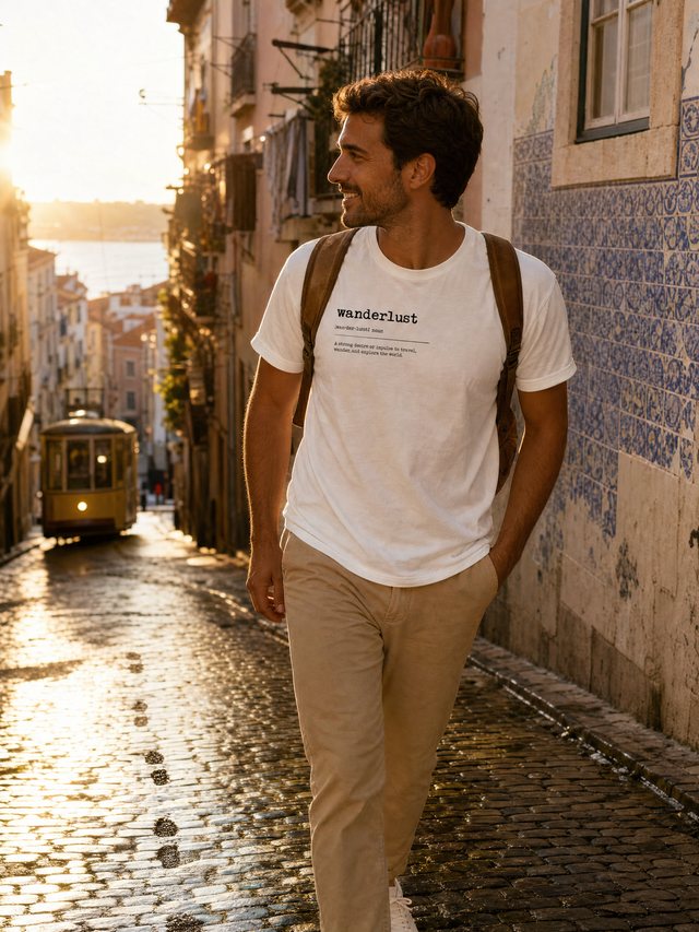Definition — Men's Classic T-Shirt in Natural / Cream